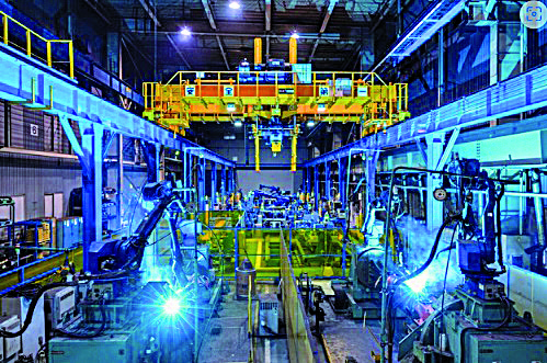 自社開発の自動生産ライン