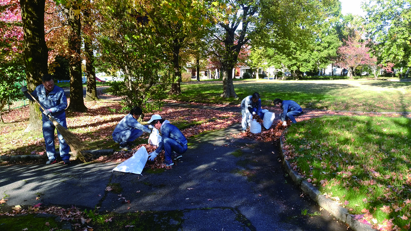 全社員による地域清掃ボランティア
